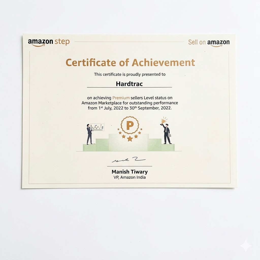 Amazon Certificate of Achievement